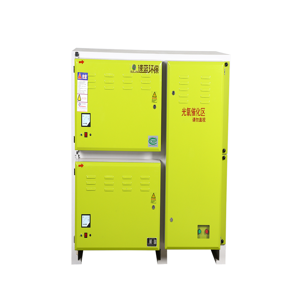 餐飲油煙凈化器一體機(jī)，目測(cè)無(wú)煙，聞而無(wú)味，可定制-速藍(lán)環(huán)保